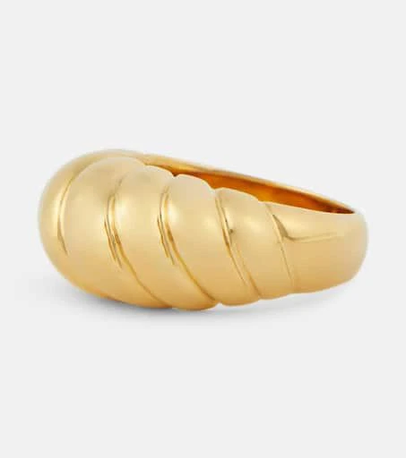 商品Sophie Buhai|Shell Medium 18kt gold-plated sterling silver ring,价格¥3337,第3张图片详细描述