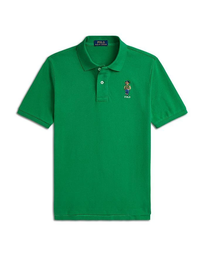 商品Ralph Lauren|Boys' Polo Bear Cotton Mesh Polo Shirt - Little Kid,价格¥257,第1张图片