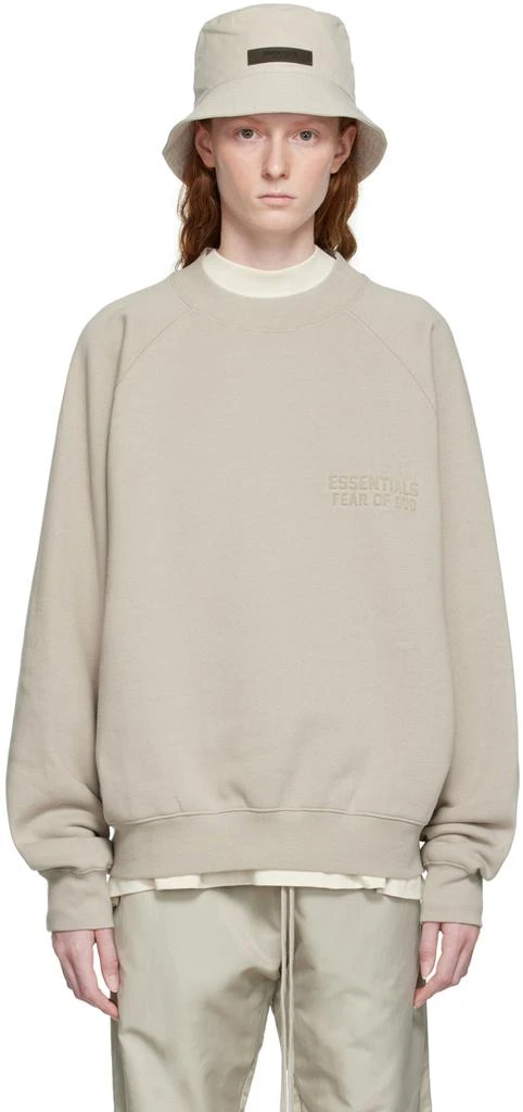 商品Essentials|Gray Crewneck Sweatshirt,价格¥449,第1张图片