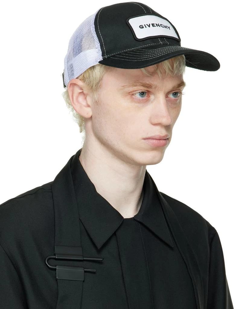 商品Givenchy|Black & White Trucker Cap,价格¥2401,第2张图片详细描述