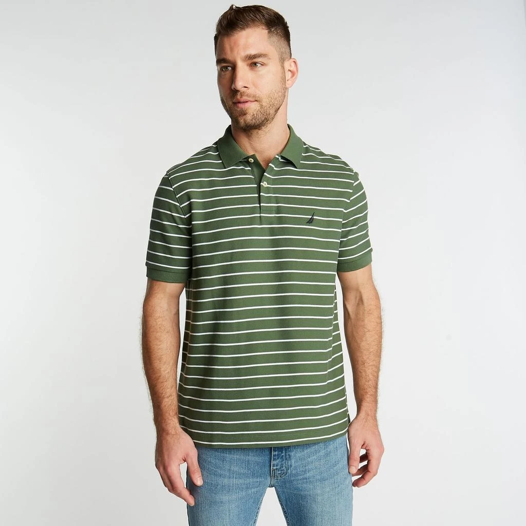 商品Nautica|Nautica Mens Classic Fit Striped Deck Polo,价格¥145,第3张图片详细描述