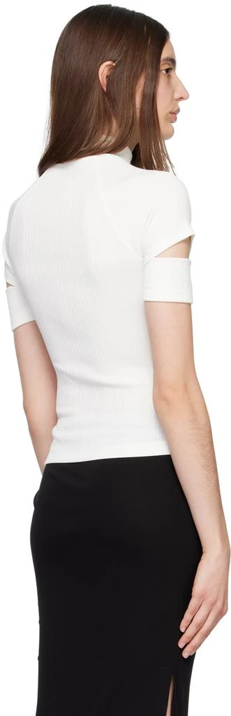 商品Helmut Lang|White Cutout T-Shirt,价格¥1077,第3张图片详细描述