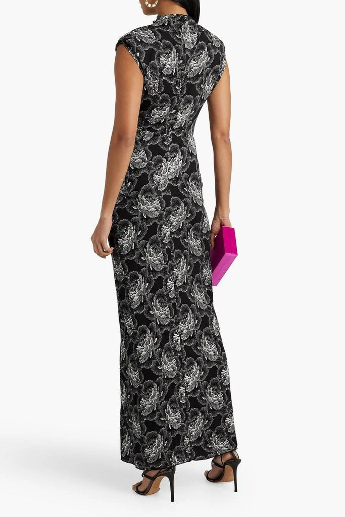 商品Diane von Furstenberg|Apollo ruched floral-print jersey maxi dress,价格¥1559,第3张图片详细描述