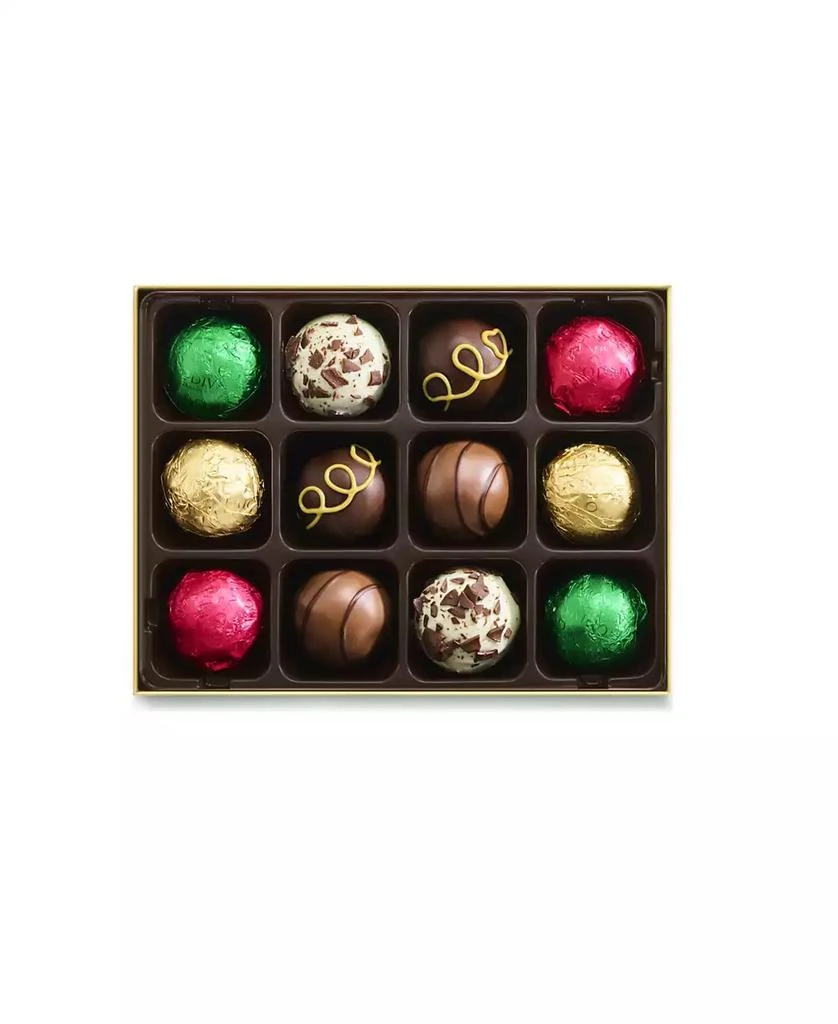 商品Godiva|Holiday Truffle Gift Box, 12 Piece,价格¥202,第3张图片详细描述