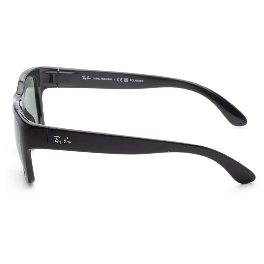 商品Ray-Ban|Ray-Ban Men's Black Square Polarized Sunglasses,价格¥607,第2张图片详细描述