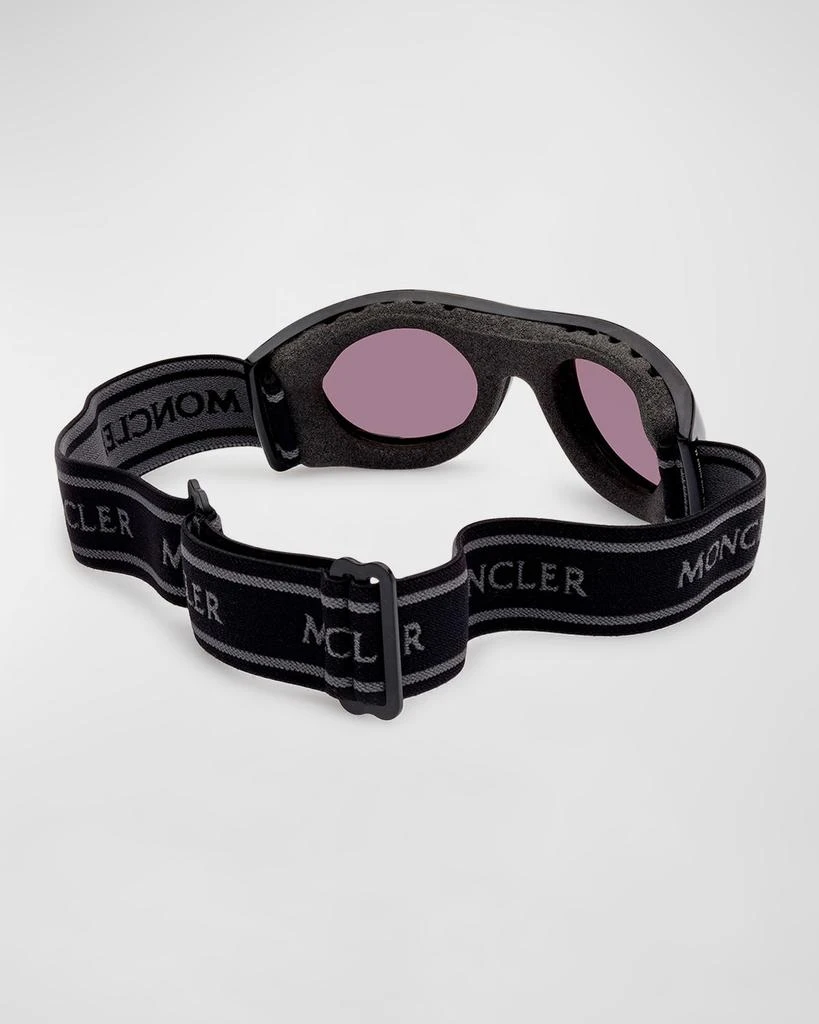 商品Moncler|City Acetate Branded Goggles,价格¥3714,第4张图片详细描述
