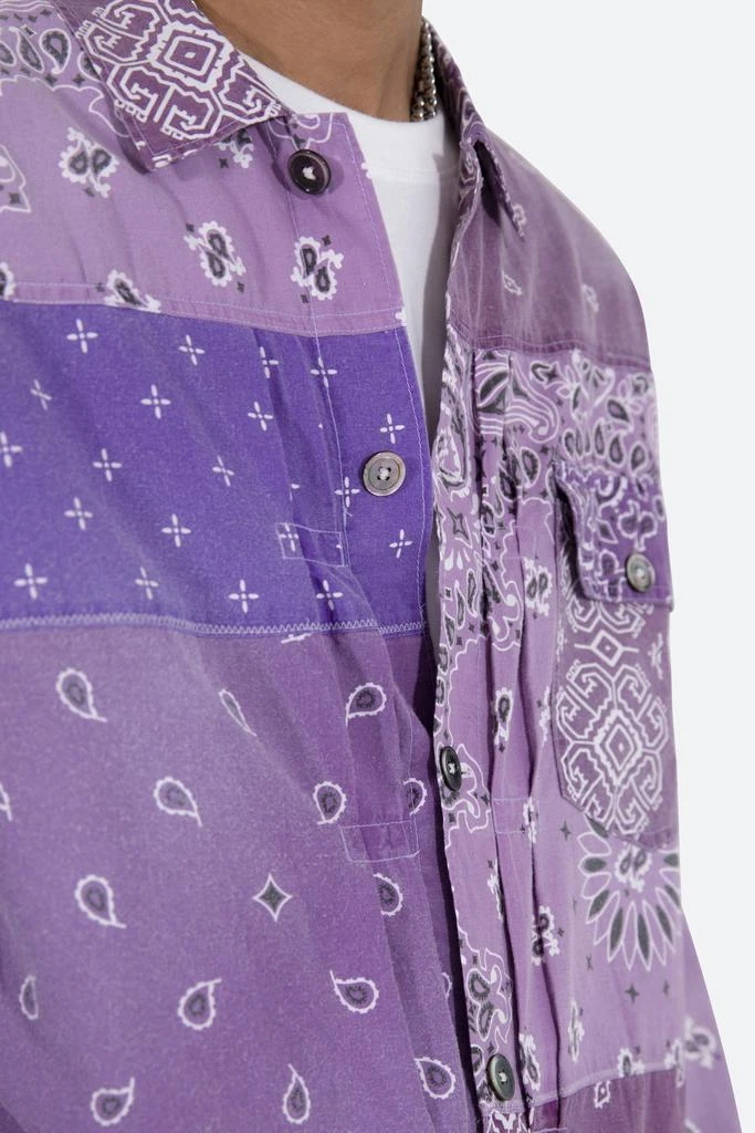 Bandana Trucker Shirt - Purple 商品