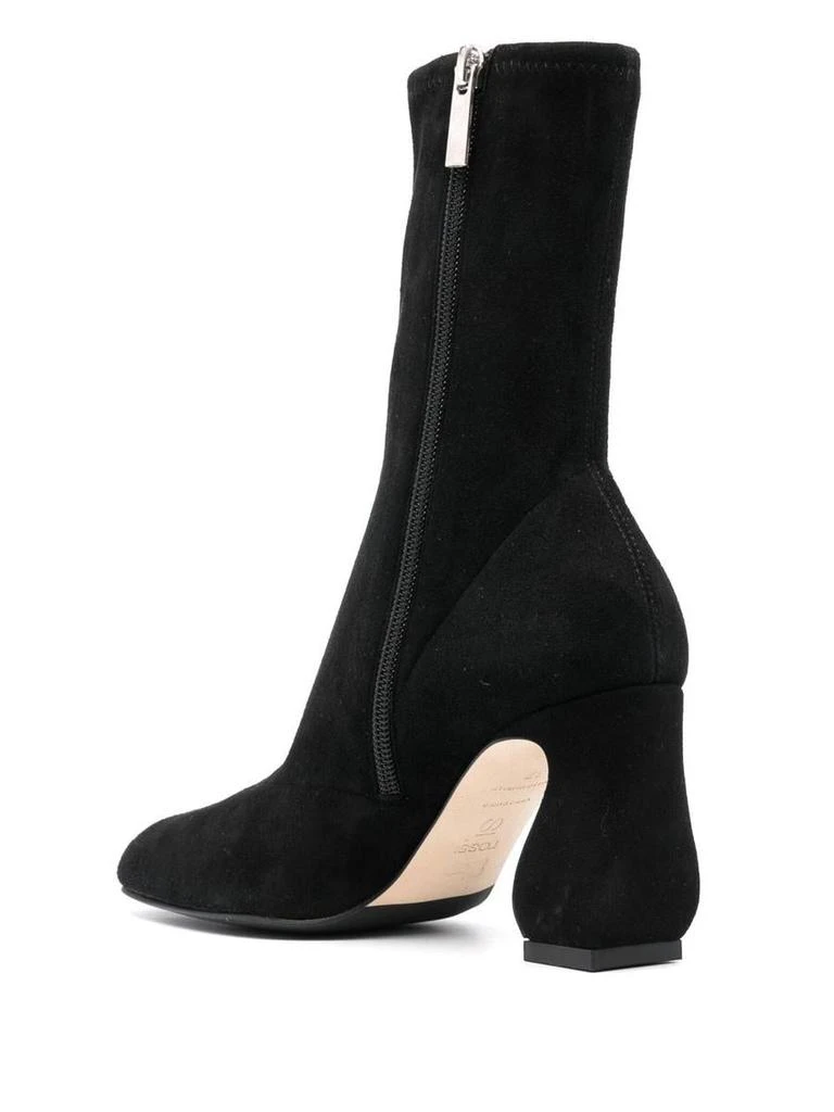商品SI ROSSI|SI ROSSI Stretch suede heel ankle boots,价格¥3519,第2张图片详细描述