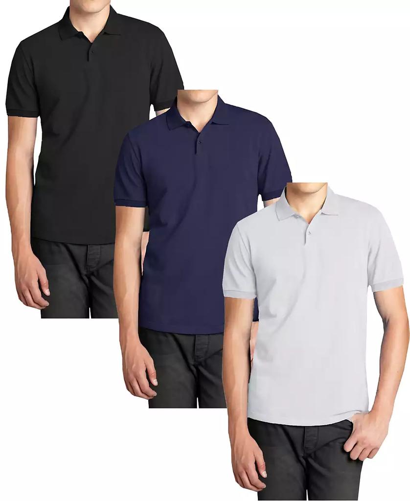 Мужские поло-рубашки с коротким рукавом из пике Galaxy Polo Avenue - комплект из 5 штук image 2