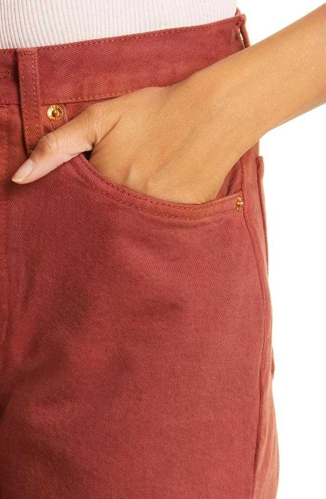 商品Re/Done|Originals High Waist Stove Pipe Jeans,价格¥296,第4张图片详细描述