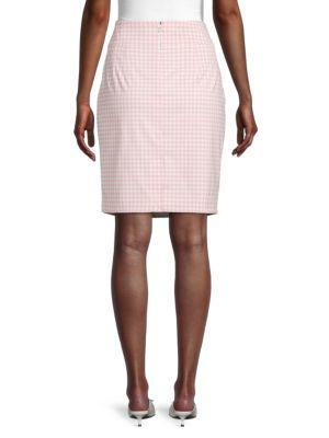 商品DKNY|Gingham Pencil Skirt,价格¥262,第4张图片详细描述