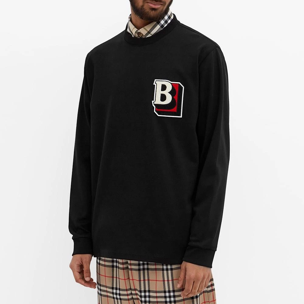 商品Burberry|Burberry Long Sleeve Elliott B Top,价格¥4697,第4张图片详细描述