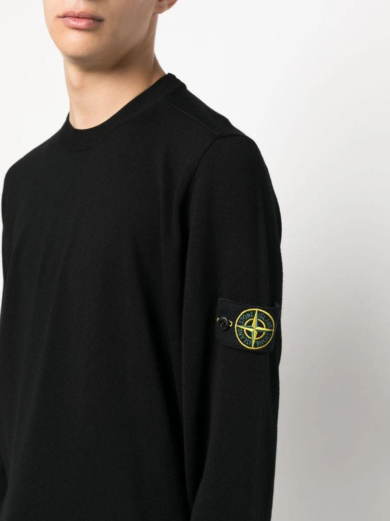 商品Stone Island|STONE ISLAND - Wool Pullover With Logo,价格¥2345,第4张图片详细描述