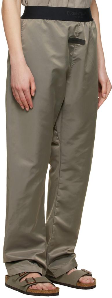 Taupe Nylon Trousers商品第2张图片规格展示
