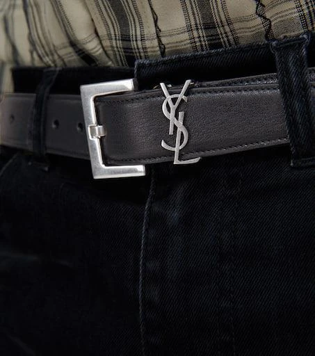 商品Yves Saint Laurent|Slim leather belt,价格¥4884,第3张图片详细描述
