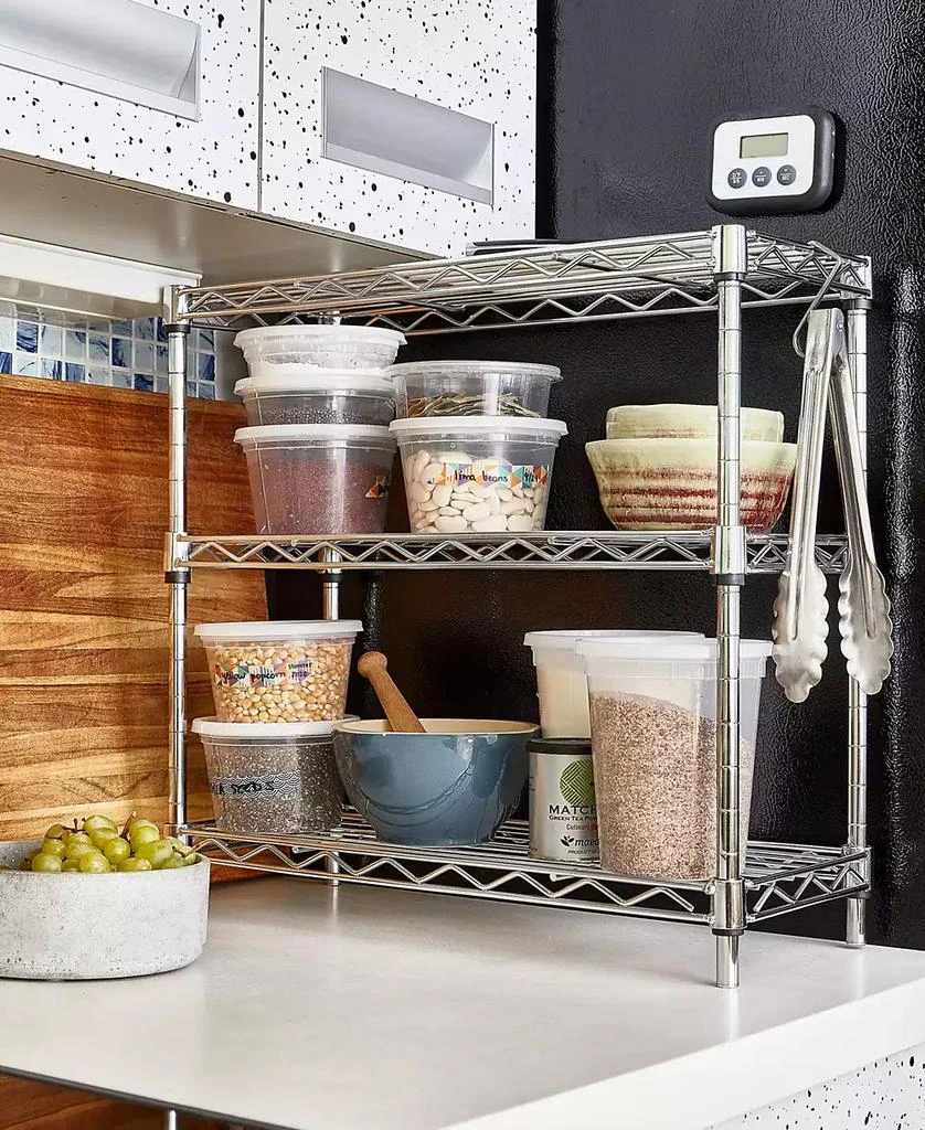 商品Seville Classics|3-Tier Steel Wire Shelving,价格¥411,第2张图片详细描述