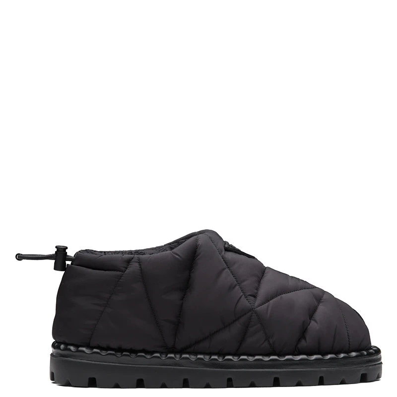 商品Prada|【预售3-7天】PRADA/普拉达 女士黑色绗缝尼龙套穿鞋1S704M_3LGO_F0002_F_020,价格¥7116,第1张图片
