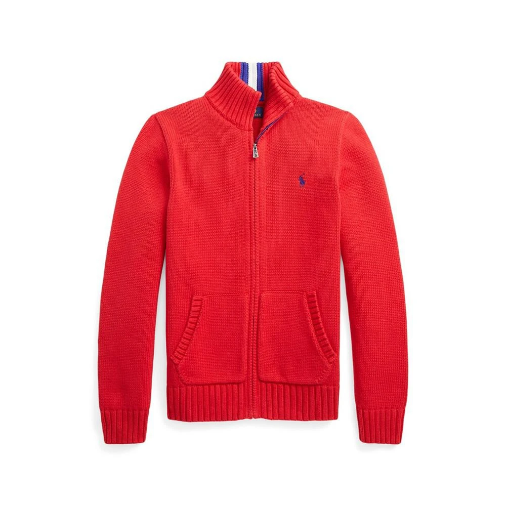 商品Ralph Lauren|Big Boys Full Zip Sweater,价格¥430,第1张图片