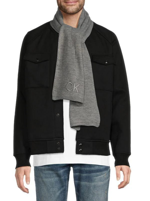 商品Calvin Klein|Logo Wrap Around Scarf,价格¥122,第1张图片