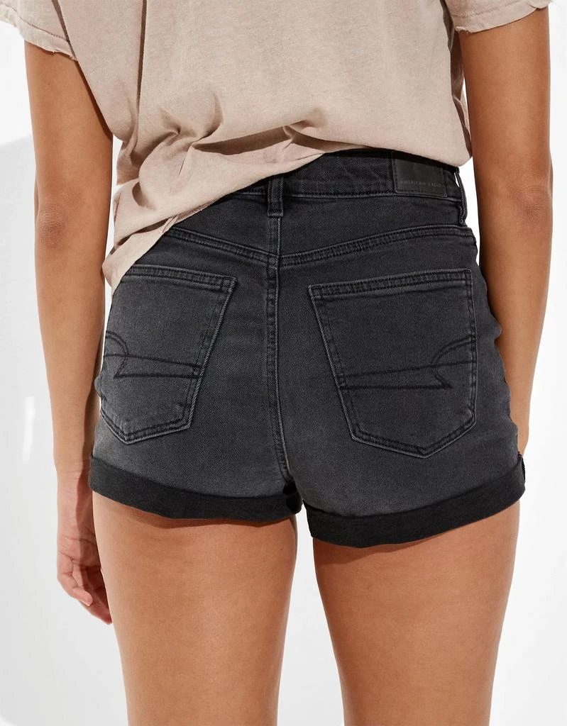 商品AE|AE Stretch Highest Waist Crossover Denim Mom Shorts,价格¥114,第2张图片详细描述