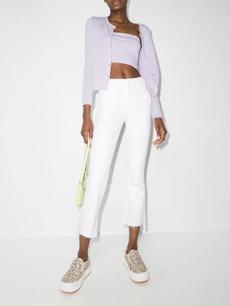 商品MOTHER|DENIM BOOTCUT CROPPED JEANS,价格¥1884,第5张图片详细描述