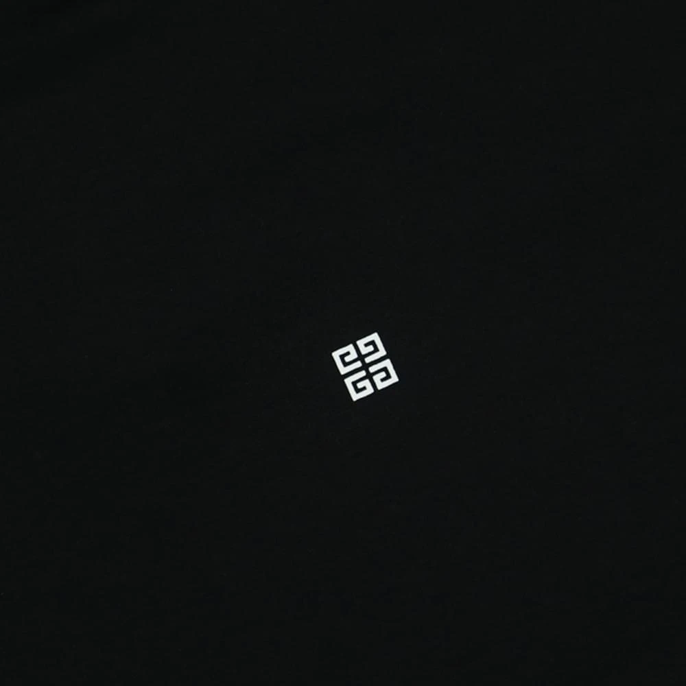 商品Givenchy|Small Logo Print Black T Shirt,价格¥494,第4张图片详细描述