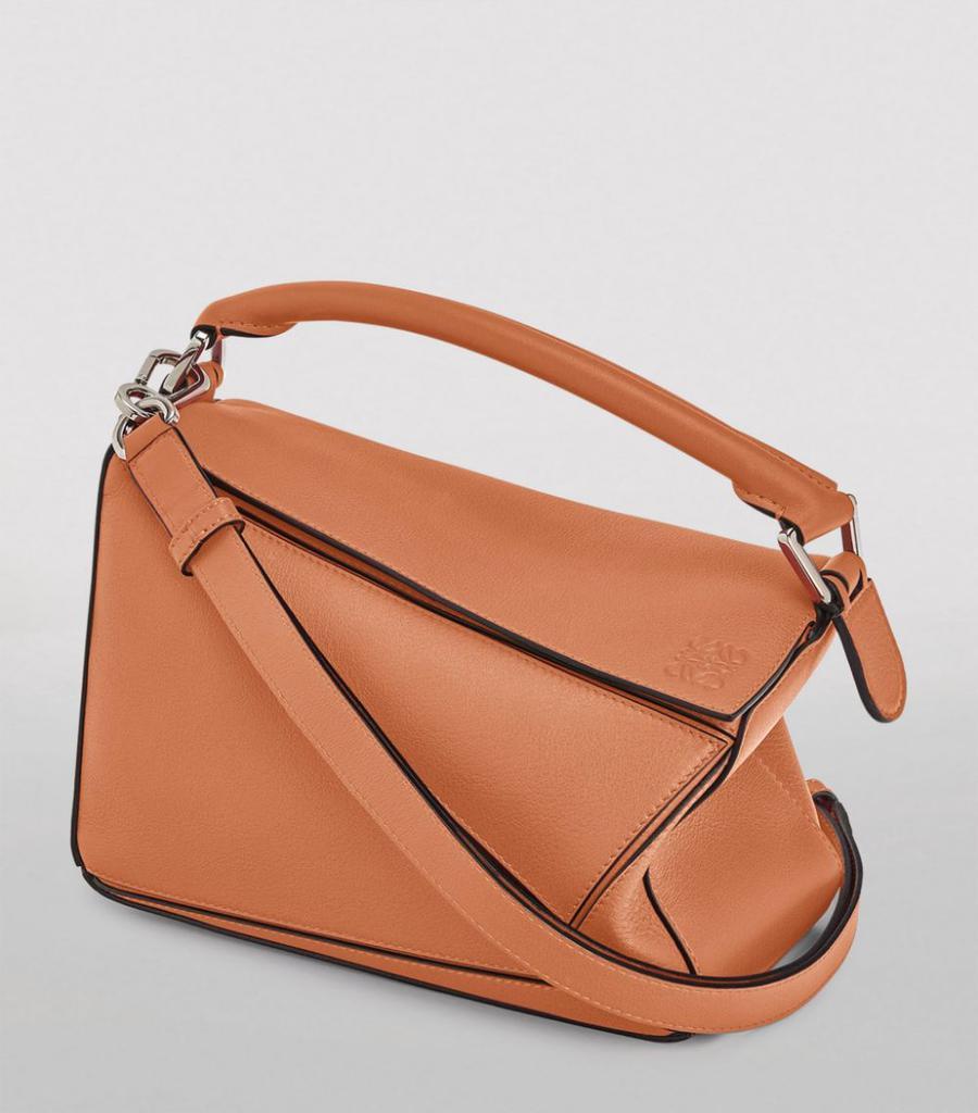 商品Loewe|Small Leather Puzzle Top-Handle Bag,价格¥21486,第7张图片详细描述