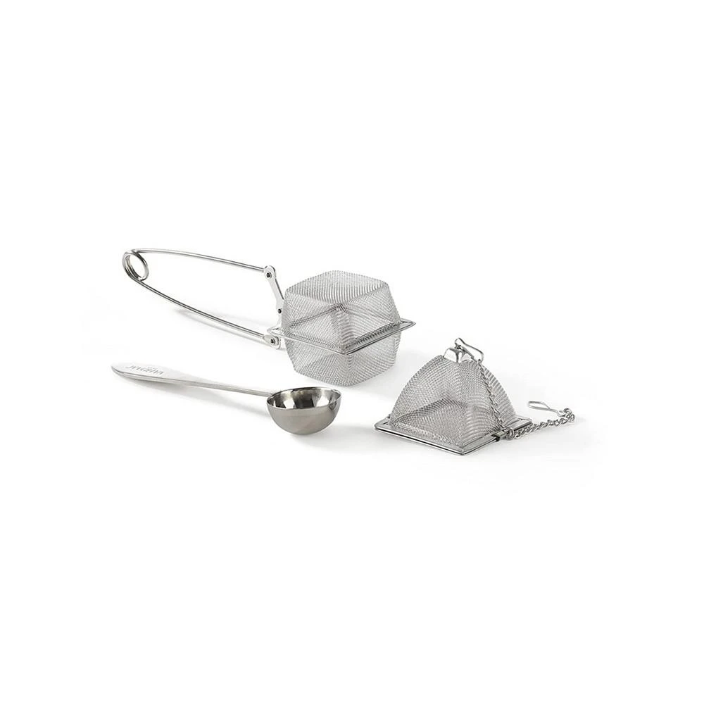 商品Vahdam Teas|Stainless Steel Infusers and Tea Spoon Set, 3 Piece,价格¥157,第1张图片