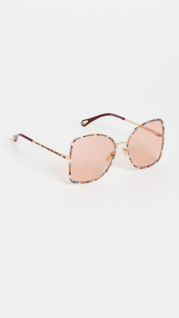 商品Chloé|Chloe Vitto 太阳镜,价格¥1387,第4张图片详细描述