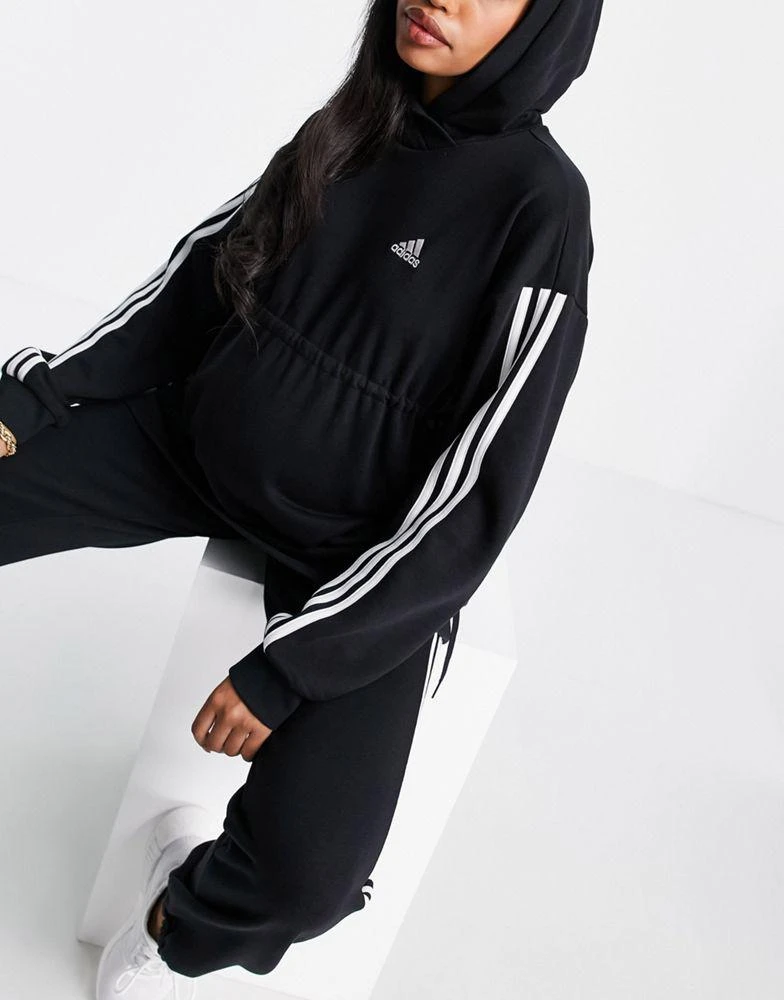 商品Adidas|adidas Sportswear Maternity hoodie in black,价格¥201,第4张图片详细描述