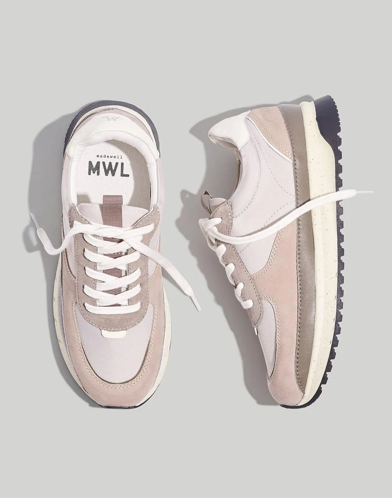 商品Madewell|Kickoff Trainer Sneakers in Leather and (Re)sourced Nylon,价格¥317,第1张图片