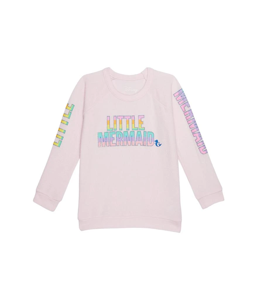 商品Chaser|Little Mermaid Rainbow Recycled Bliss Knit Pullover (Little Kids/Big Kids),价格¥186,第1张图片