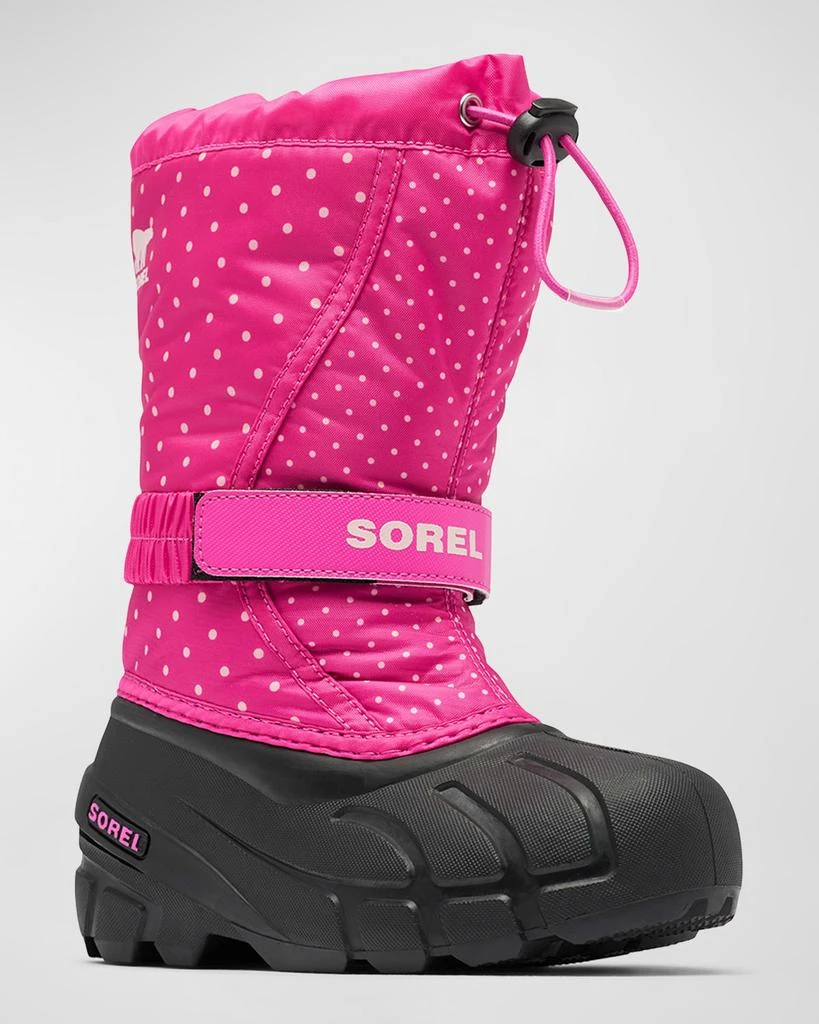 商品SOREL|Girl's Flurry Padded Drawstring Weather Boots, Toddlers/Kids,价格¥515,第2张图片详细描述