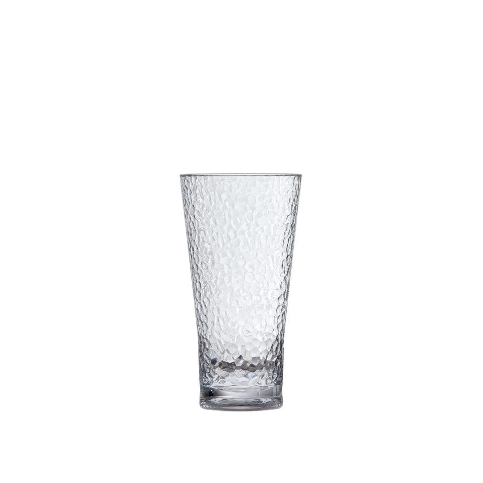 商品Fortessa|Outside Copolyester 20 Ounce Hammered Iced Beverage Glass, Set of 6,价格¥524,第1张图片