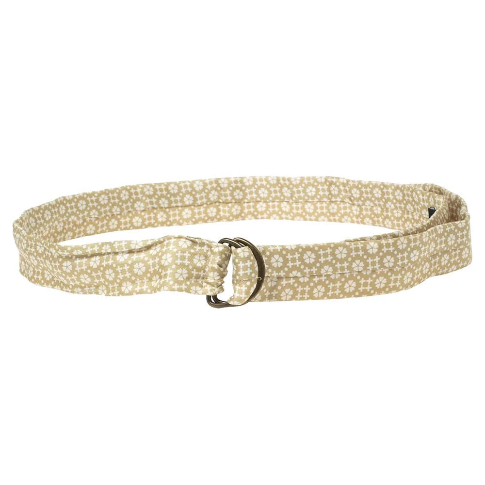 商品[二手商品] Yves Saint Laurent|Yves Saint Laurent Beige Floral Print Silk Belt,价格¥813,第1张图片
