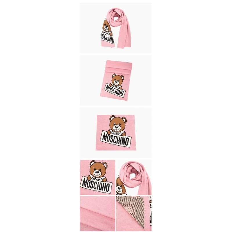 商品Moschino|香港直邮moschino莫斯奇诺字母泰迪熊围巾215081416潮流时尚日常,价格¥904,第9张图片详细描述