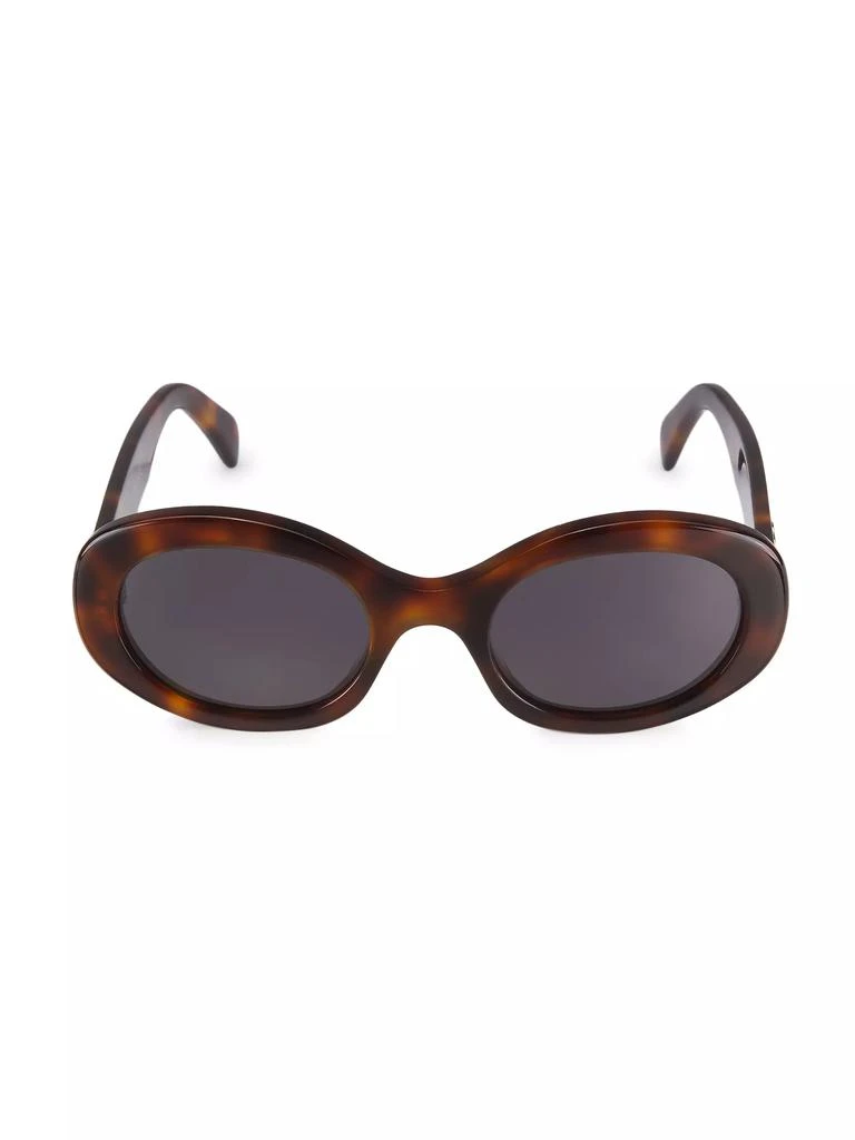 商品Celine|Triomphe 52MM Oval Sunglasses,价格¥3839,第2张图片详细描述