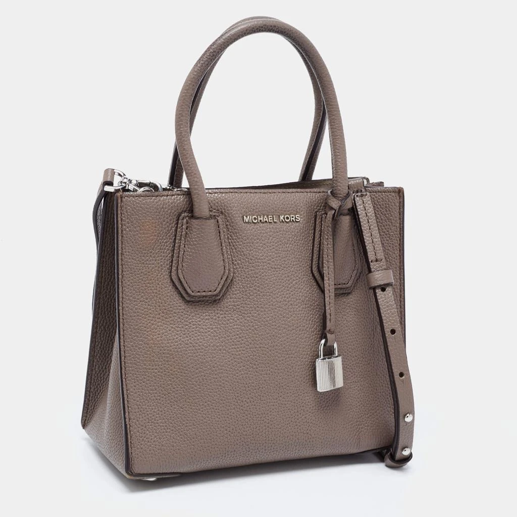 商品[二手商品] Michael Kors|MICHAEL Michael Kors Beige Leather Mini Mercer Tote,价格¥845,第3张图片详细描述