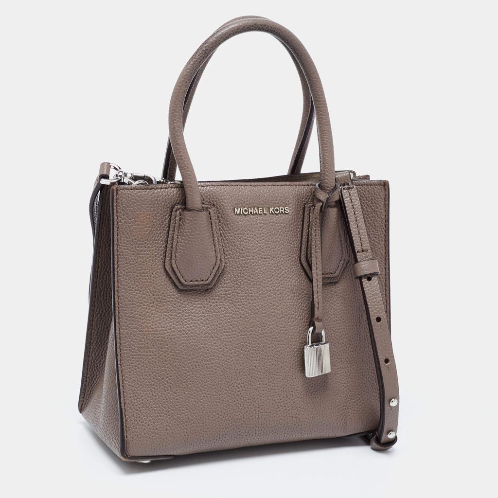 商品[二手商品] Michael Kors|MICHAEL Michael Kors Beige Leather Mini Mercer Tote,价格¥1300,第5张图片详细描述