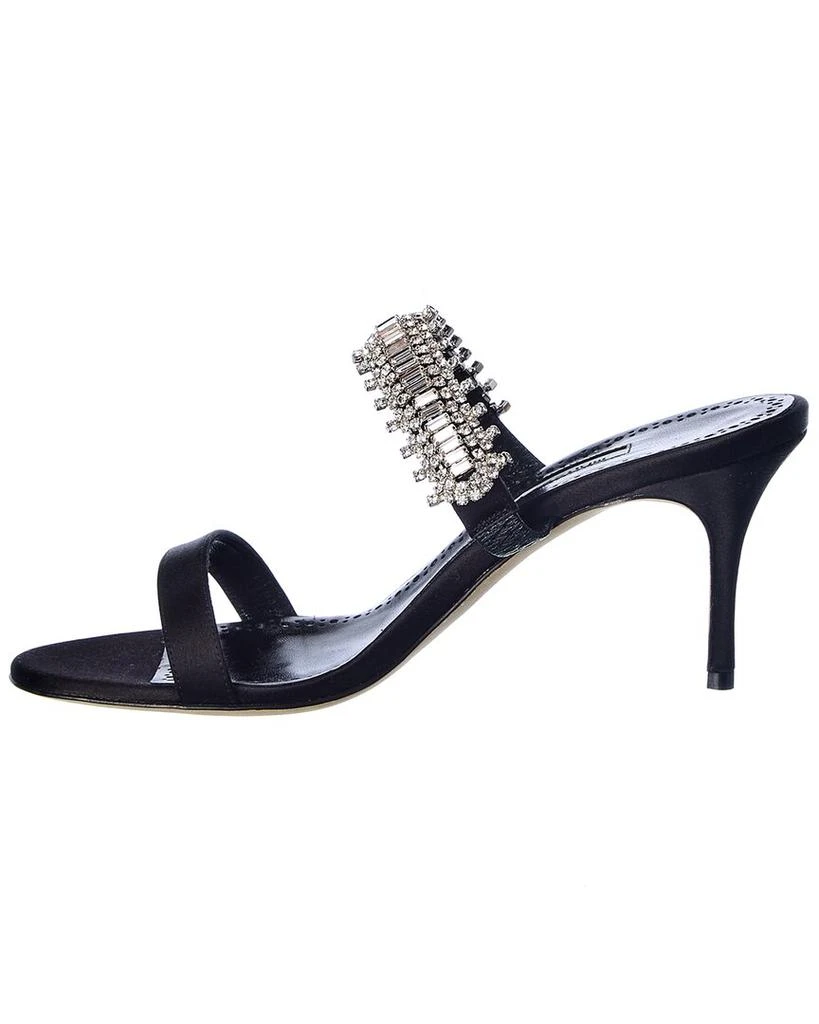 商品Manolo Blahnik|Manolo Blahnik Sako 70 Satin Sandal,价格¥5206,第2张图片详细描述