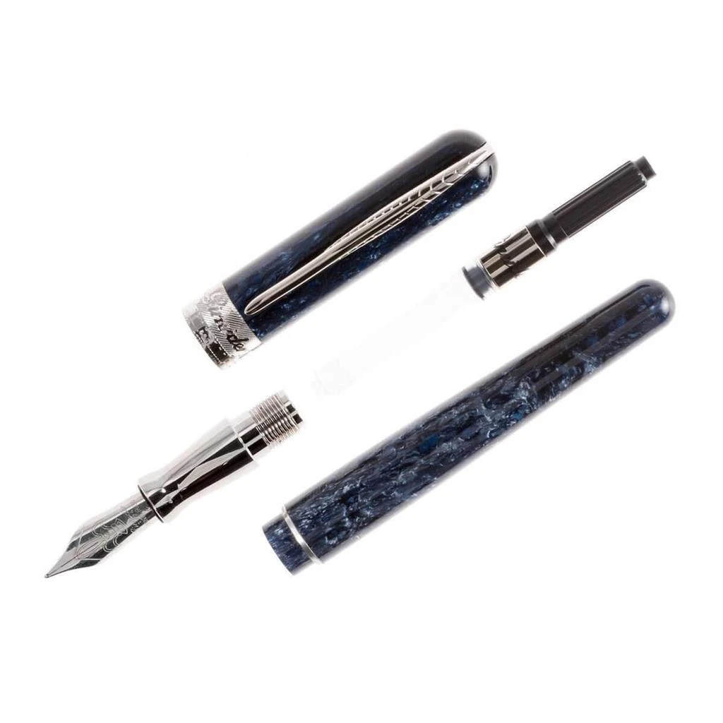 Pineider Avatar Fountain Pen, Steel Nib - Pacific Blue 商品