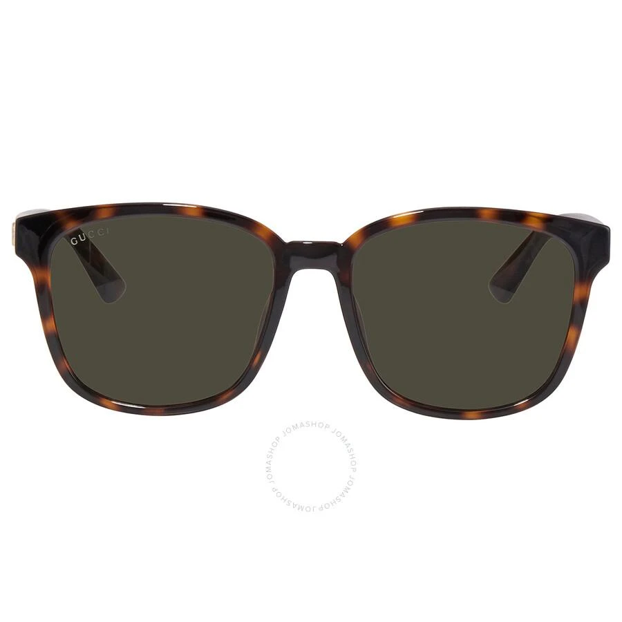 商品Gucci|Green Square Men's Sunglasses GG0637SK 002 56,价格¥1042,第1张图片