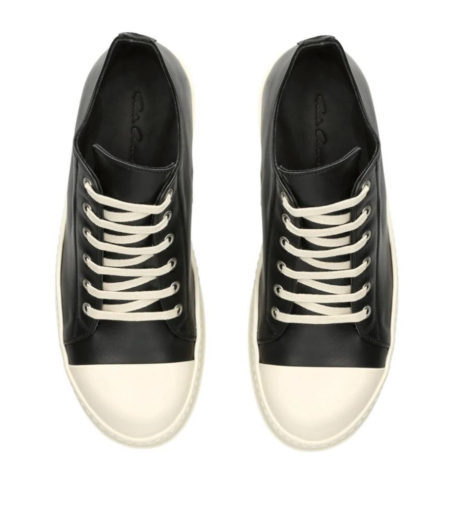 商品Rick Owens|Leather Classic Low-Top Sneakers,价格¥6579,第4张图片详细描述