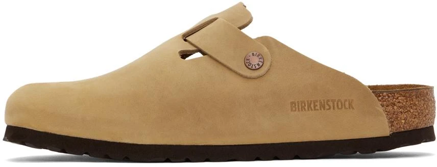 商品Birkenstock|Beige Regular Boston Clogs,价格¥1347,第3张图片详细描述