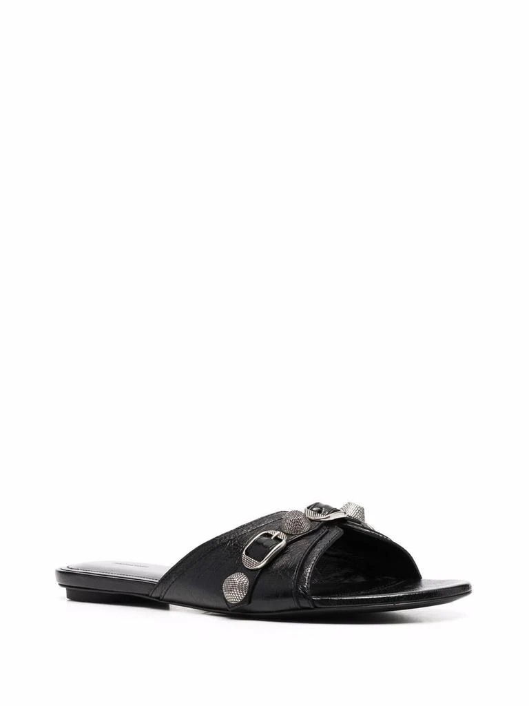 商品Balenciaga|BALENCIAGA - Le Cagole Flat Sandals,价格¥4346,第4张图片详细描述