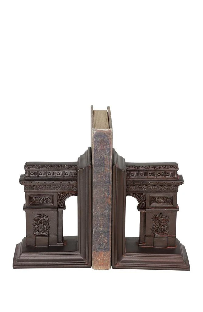 商品SONOMA SAGE HOME|Brown Fiberglass Rustic Architecture Bookend - Set of 2,价格¥518,第1张图片