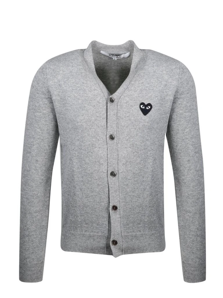 商品Comme des Garcons|Comme des Garçons Play Heart Patch Knitted Cardigan,价格¥2464,第1张图片