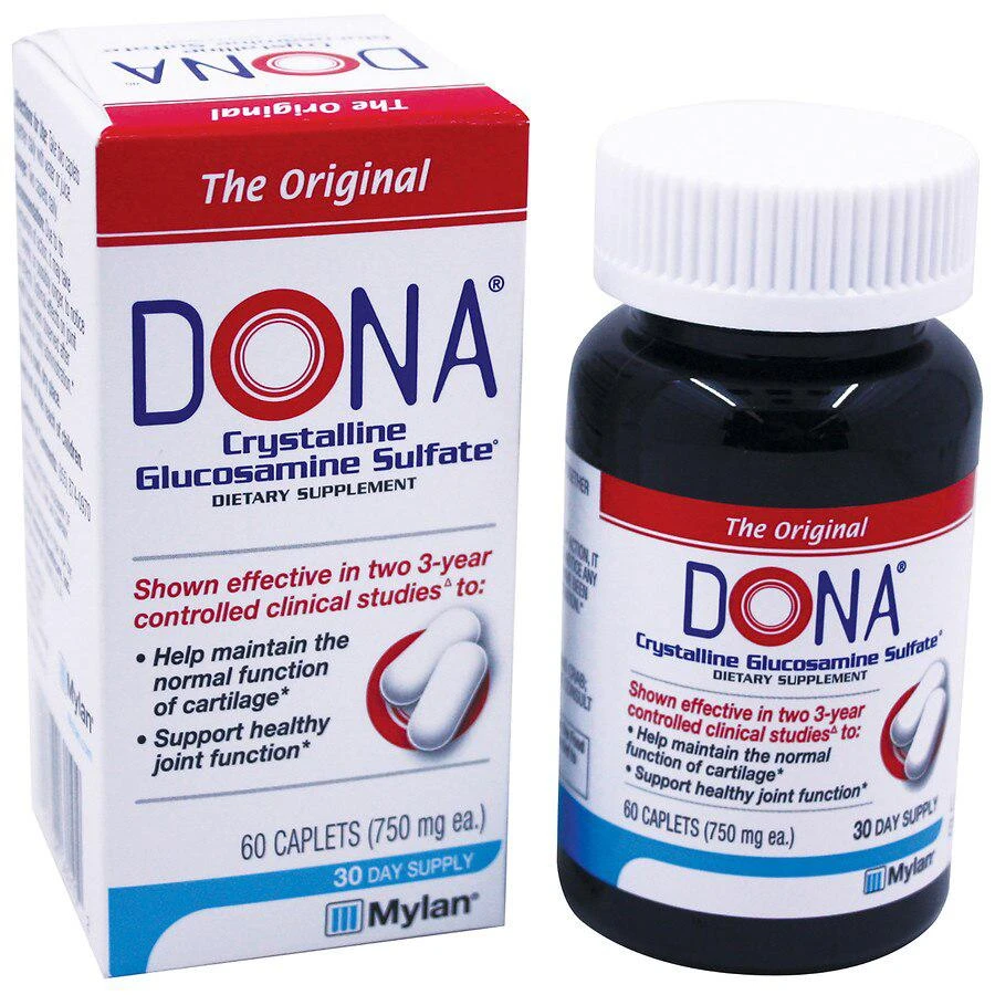 商品DONA|Crystalline Glucosamine Sulfate, 750 mg,价格¥297,第3张图片详细描述