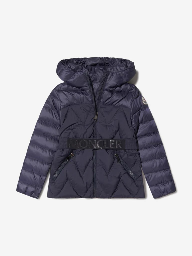 商品Moncler|Moncler Navy Girls Down Padded Arialda Jacket,价格¥3782,第2张图片详细描述