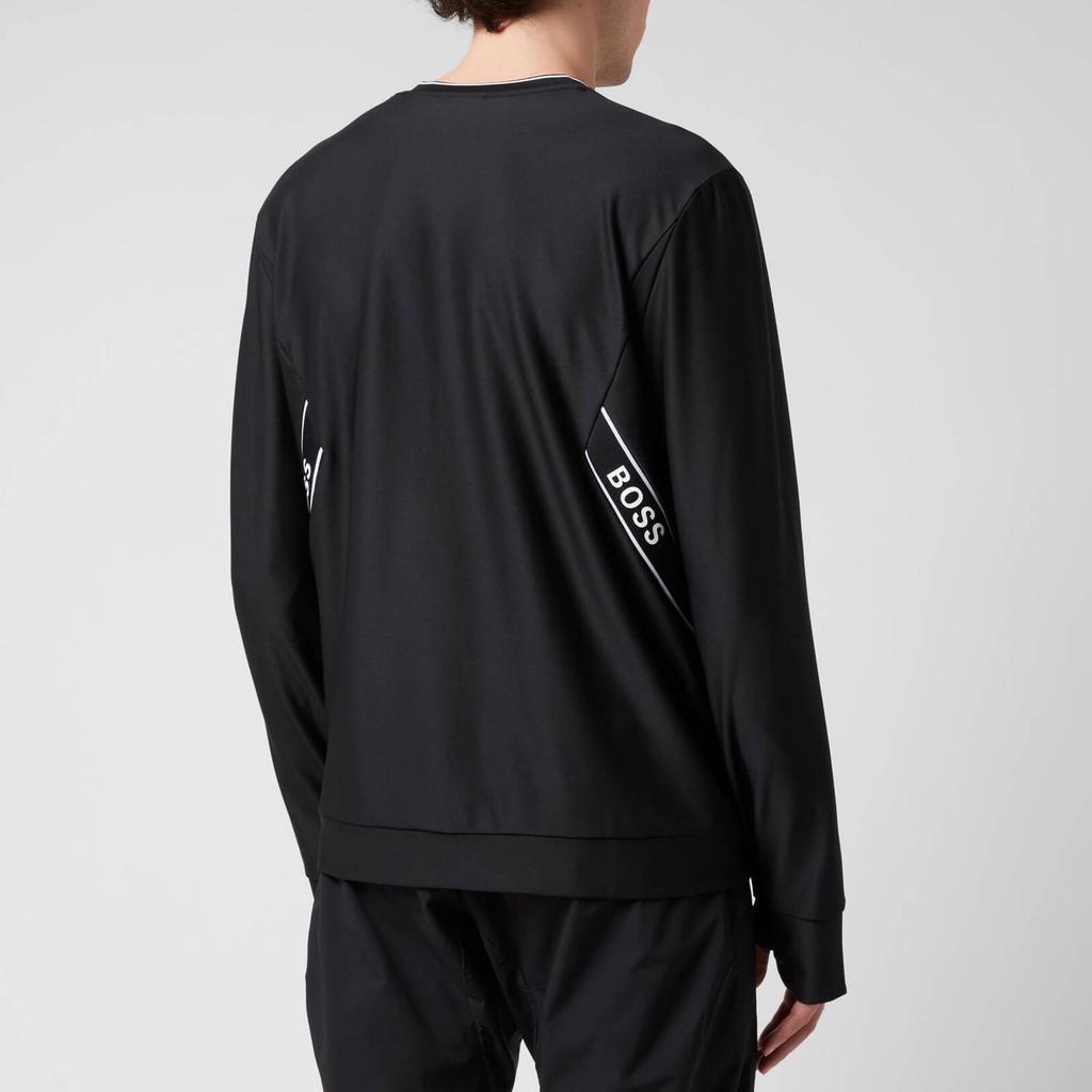 BOSS Green Men's Salbo Gym Sweatshirt - Black商品第2张图片规格展示